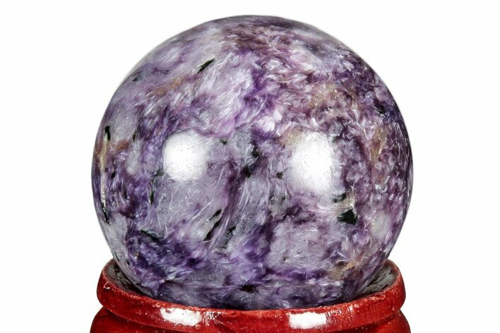 Polished Purple Charoite Sphere - Siberia #337967